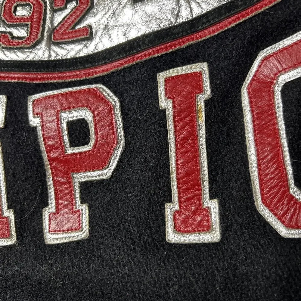 3XLT Jeff Hamilton VINTAGE 72-10 Chicago Bulls Air Jordan 96 NBA champion Jacket - Picture 15 of 16